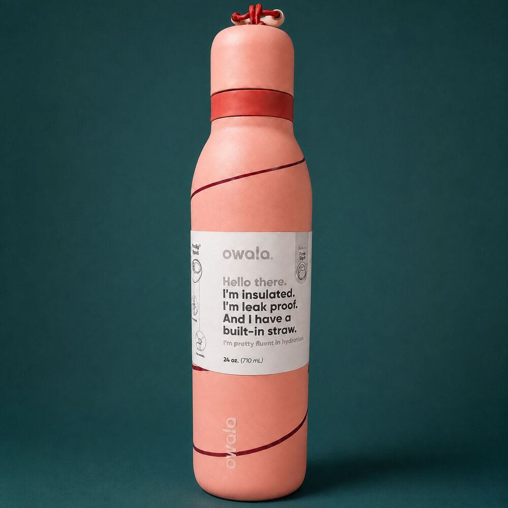 Owala freesip twist 24 oz candy cane lane special edition